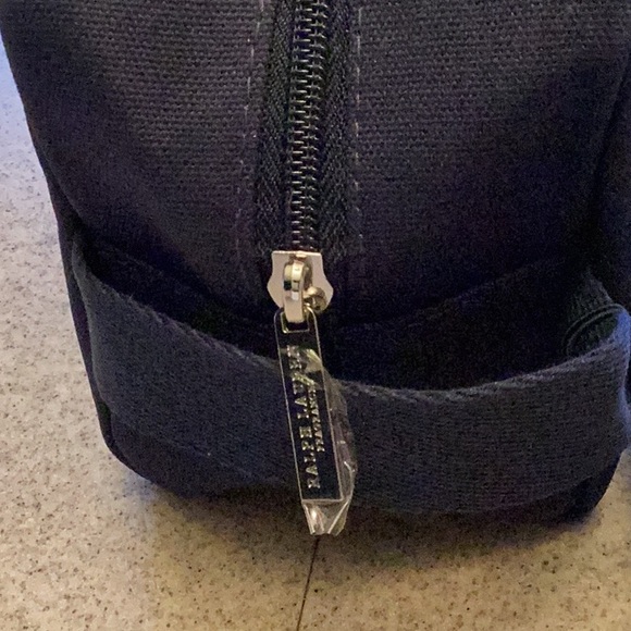 POLO RALPH LAUREN BLUE POUCH TRAVEL TOILETRY BAG NEW - Picture 3 of 9